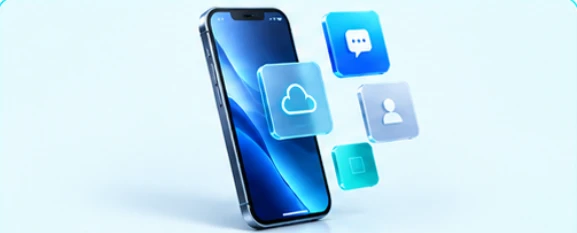 Mobile application illustration